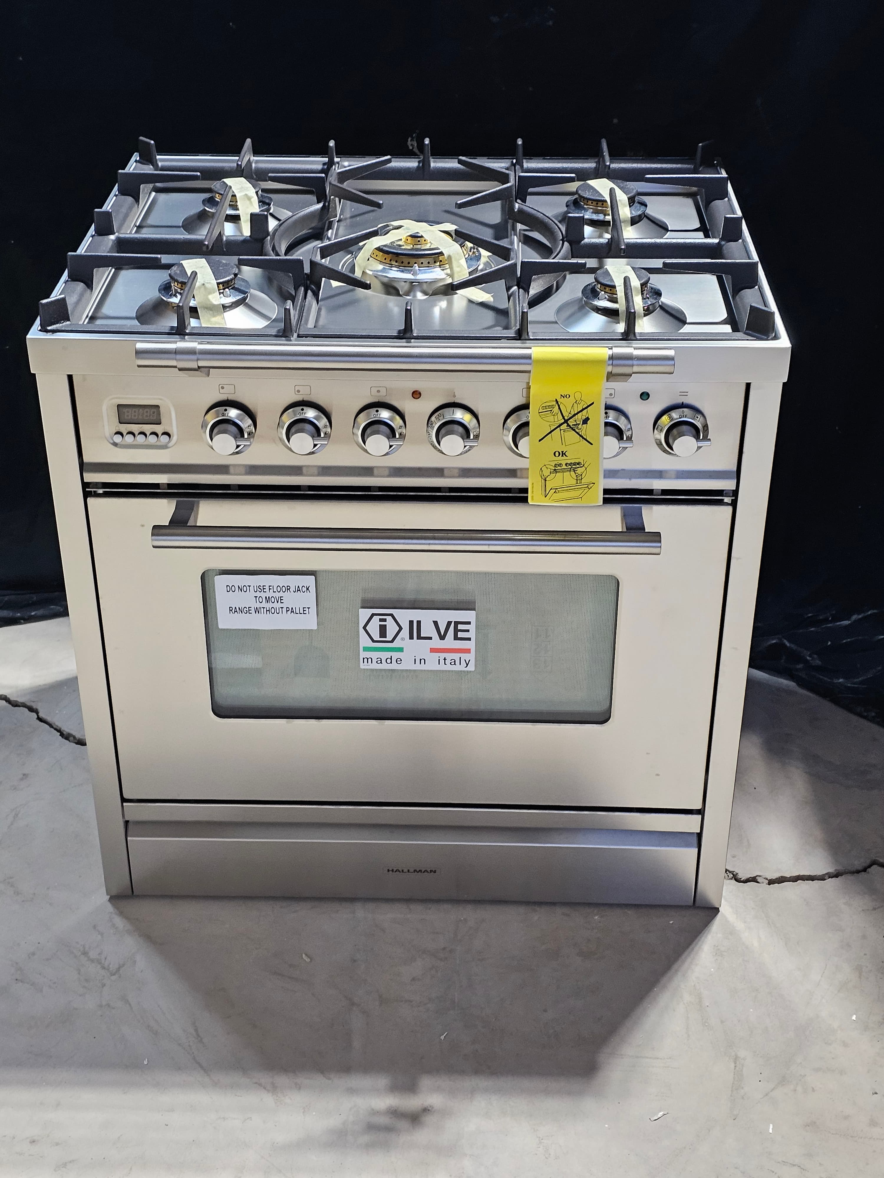 Ilve 30″ Dual Fuel Range — HDFR30CMSS (Made in Italy) - Green Bay, WI