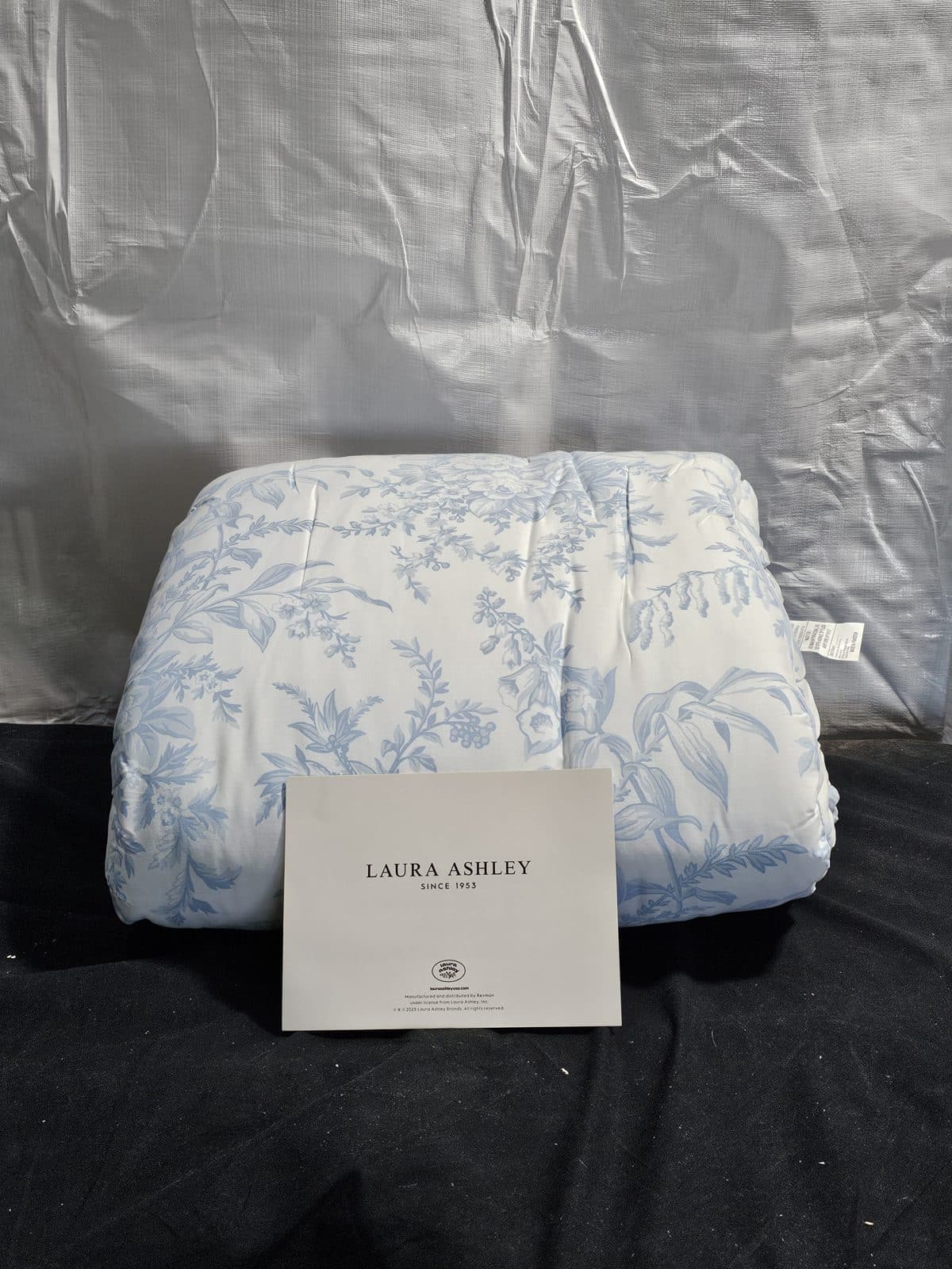 Laura Ashley Bedford Comforter Set - Blue Toile - Twin