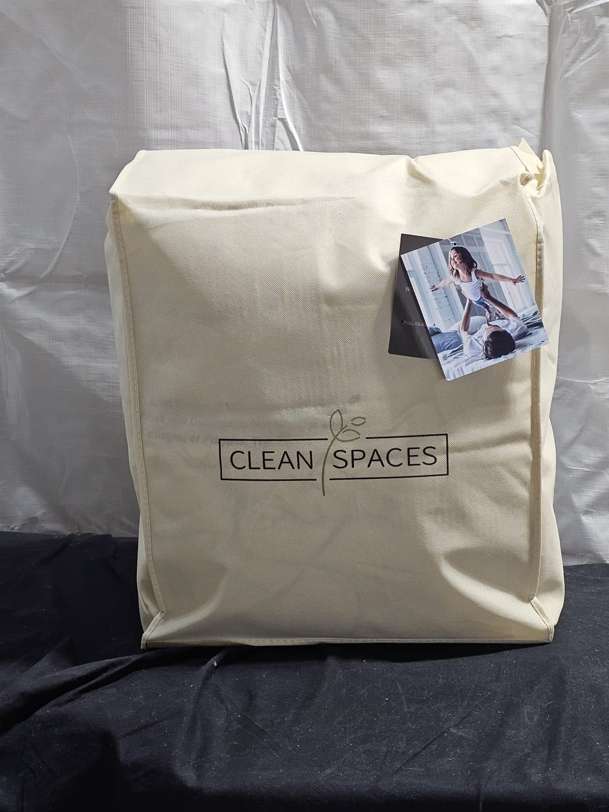 Clean Spaces Cloud Textured Comforter - Natural - King/Cal King