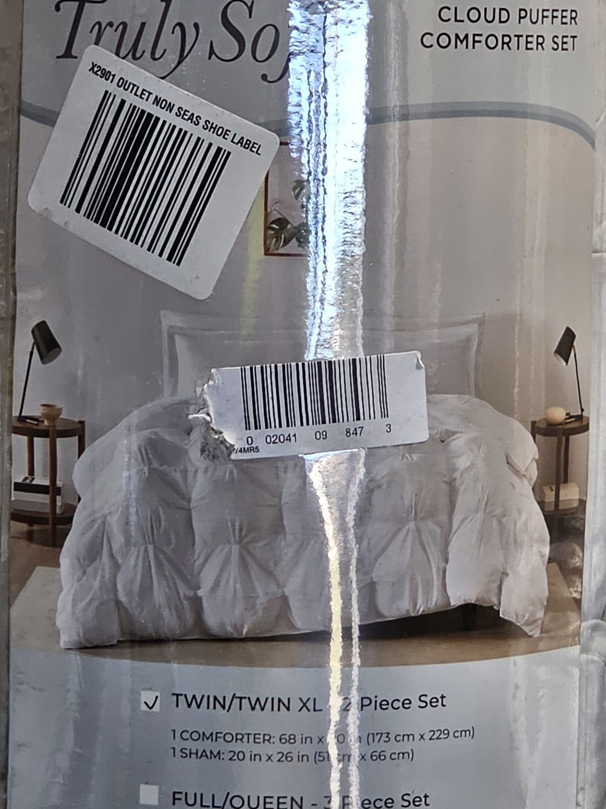 Truly Soft Cloud Puffer Comforter Set - Twin/Twin XL